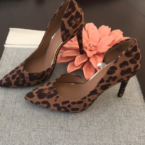 Mossimo Leopard Print Heels - Picture 1 of 4